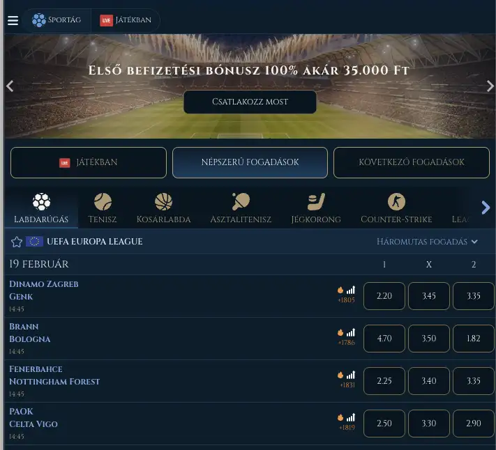 Wonderluck Bet